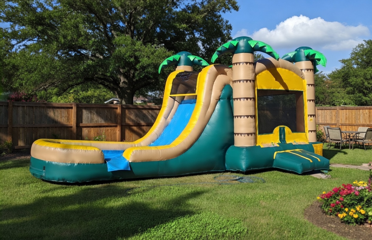 Bounce Jungle Wet/Dry Slide Combo